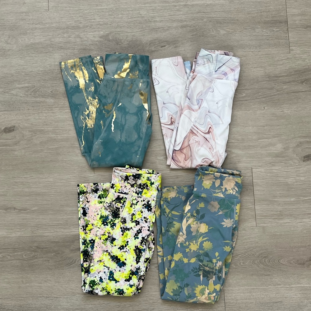 Like new Old Navy Girls Powersoft High Rise Leggings Bundle size 8